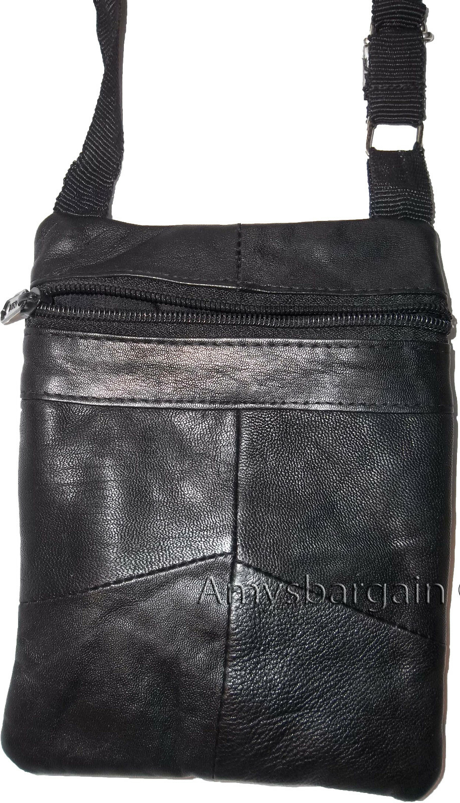Lot of 4 handbag leather passport case credit Card case purse neck travel pouch - Image 11