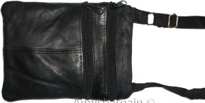 Lot of 4 handbag leather passport case credit Card case purse neck travel pouch - Image 12