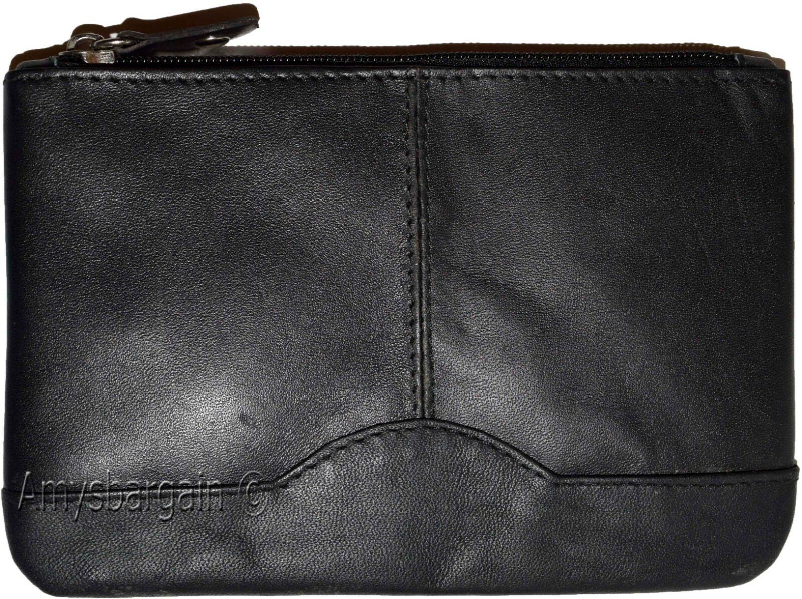 Lot of 4Leather Change Purse Mini pocket Wallet business card case key Ring #33 - Image 3