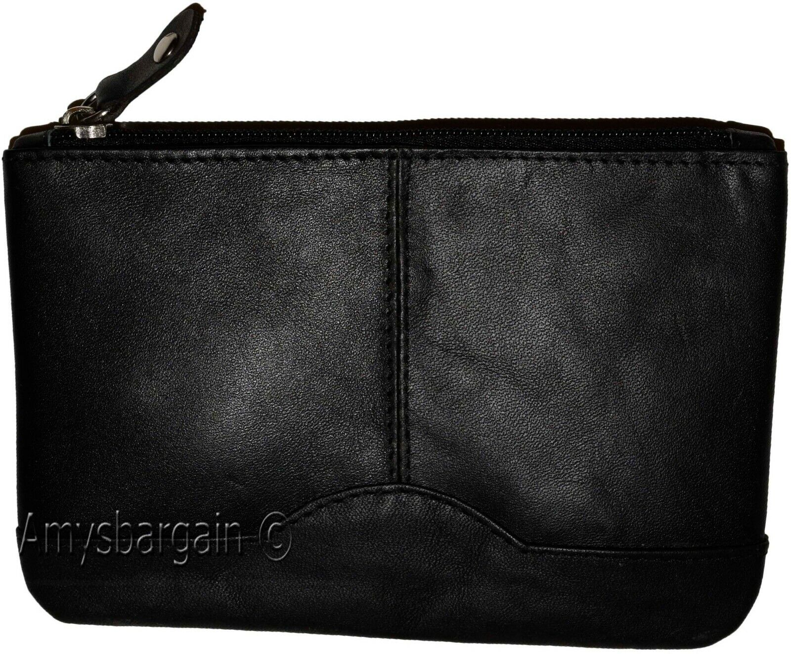 Lot of 4Leather Change Purse Mini pocket Wallet business card case key Ring #33 - Image 4