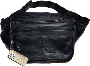 Lot of 5 New Leather waist pouch. Black waist bag, leather bag, Fanny pack new - Image 12