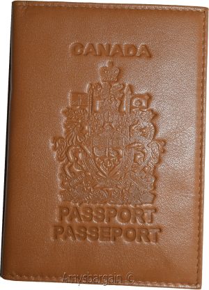 Lot of 6. Canadian Leather passport cover. Wallet. new Canada Passport case - Image 6