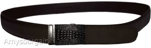Man's belt X Large size genuine leather lizard skin Leather printed leather bew - Image 6