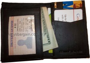 Man’s wallet. leather Bifold/Trifold wallet. 7 card spaces ID case. New wallet - Image 11