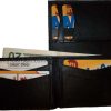 Man’s wallet. leather Bifold/Trifold wallet. 7 card spaces ID case. New wallet