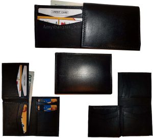 Man’s wallet. leather Bifold/Trifold wallet. 7 card spaces ID case. New wallet - Image 9