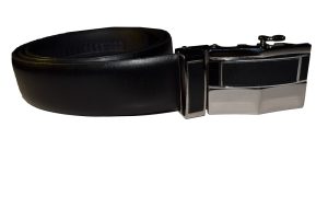 Men's Automatic Click Lock Buckle Waist Strap Dress Comfort Black Belt Casual 50 - Image 17