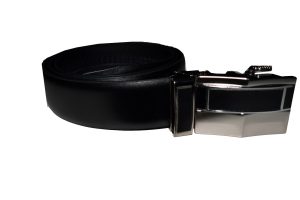 Men's Automatic Click Lock Buckle Waist Strap Dress Comfort Black Belt Casual 50 - Image 3