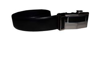Men's Automatic Click Lock Buckle Waist Strap Dress Comfort Black Belt Casual 50 - Image 4