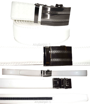 Men’s Belt. (1X)Real Leather Automatic lock. Dress & Casual belt. Fashion belt"