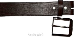 Men's Belt, 32-50" Solid Leather Belt. Men's Brown Casual Leather belt, New belt - Image 10