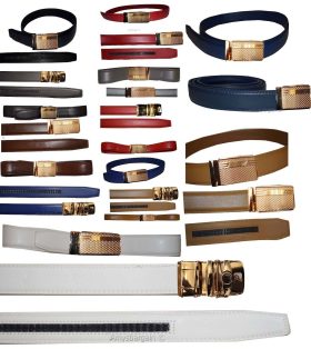 Men's Belt Auto-lock Type, dress belt easy adjust men's belt, track belt up 50"