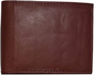 Men's Bifold leather wallet, 2 center pieces 9 card 3 IDs Genuine leather wallet - Image 10