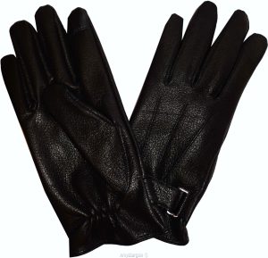 Men’s Gloves Genuine Leather Winter Gloves Wool lined Warm gloves - Image 4