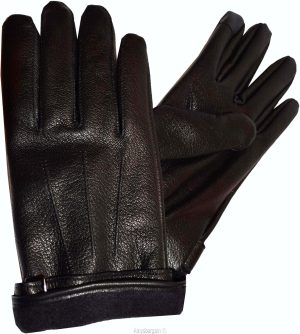 Men’s Gloves Genuine Leather Winter Gloves Wool lined Warm gloves - Image 7