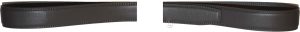 Men’s Gray leather belt strap Size L. 38" strap Genuine leather New Strap only - Image 9
