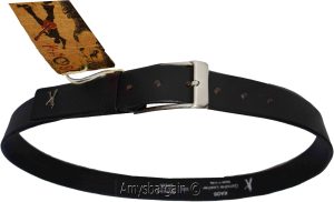 Men's Leather Belt, Black belt leather waist strap Kaos Men's waist band Belt BN - Image 6