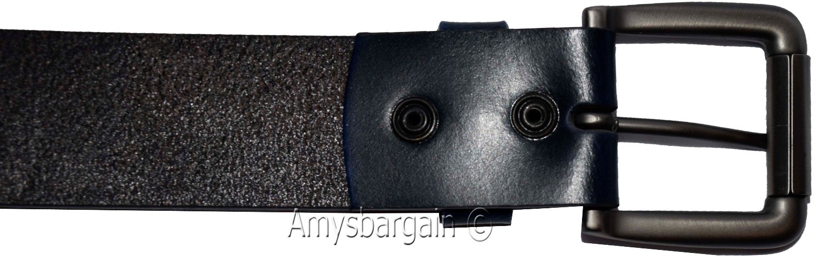 Men's Leather Belt (M) leather waist belt, Leather waist band Leather strap BNWT - Image 4