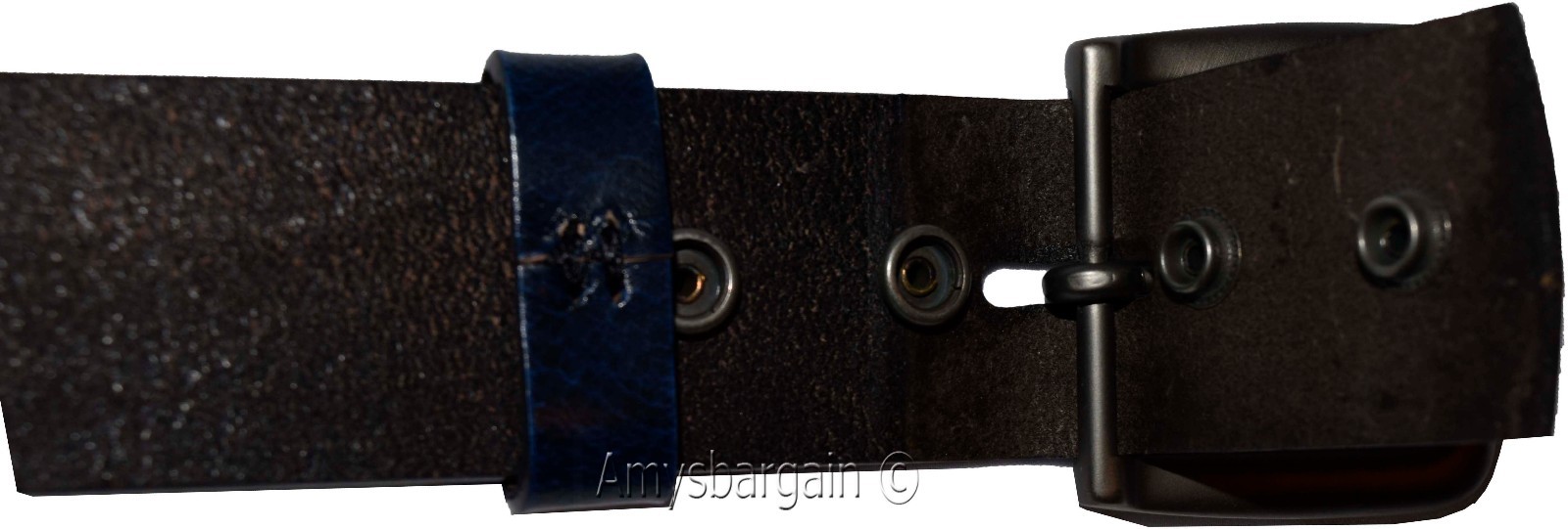 Men's Leather Belt (M) leather waist belt, Leather waist band Leather strap BNWT - Image 7