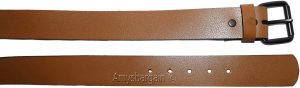 Men's Leather Belt size 44 Tan leather waist belt Leather brand new Leather belt