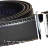 Men's Leather Dress Belt 2XL Automatic Lock belt Men's Black Quick lock belt