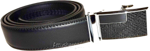 Men's Leather Dress Belt 2XL Automatic Lock belt Men's Black Quick lock belt