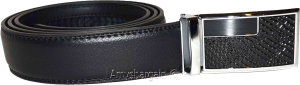 Men's Leather Dress Belt 2XL Automatic Lock belt Men's Black Quick lock belt - Image 5