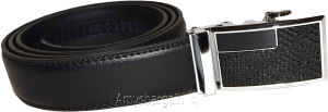Men's Leather Dress Belt 2XL Automatic Lock belt Men's Black Quick lock belt - Image 7