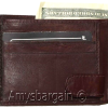 Men's Leather Wallet leather men's Bifold wallet flip side piece 9 card ID new