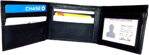 Men's Leather wallet 8 Card Holder 2 ID window 2 Bill pockets leather new wallet - Image 11