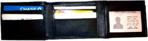 Men's Leather wallet 8 Card Holder 2 ID window 2 Bill pockets leather new wallet - Image 3