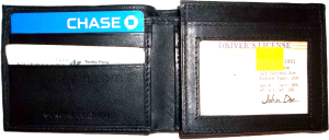Men's Leather wallet 8 Card Holder 2 ID window 2 Bill pockets leather new wallet - Image 4