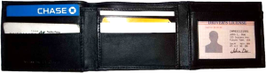 Men's Leather wallet 8 Card Holder 2 ID window 2 Bill pockets leather new wallet - Image 5