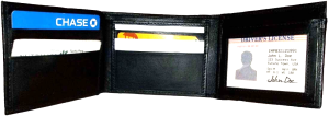 Men's Leather wallet 8 Card Holder 2 ID window 2 Bill pockets leather new wallet - Image 6