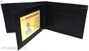 Men's RFID wallet bifold genuine leather protect IDs credit cards new in box. - Image 5
