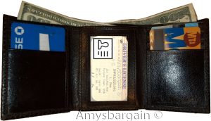Men's Wallet Lizard Printed Leather Trifold wallet 1 ID 9 card 2 bill slots - Image 7