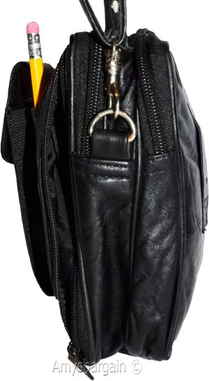 Men's bag, Leather men's handbag, Shoulder bag. Gentlemen's leather bag, Brd New - Image 8
