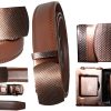 Men's belt. 34" Leather Dress/Casual Belt New Auto lock Buckle Easy on off belt