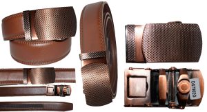 Men's belt. 34" Leather Dress/Casual Belt New Auto lock Buckle Easy on off belt