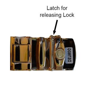 Men's belt. Leather Dress Belt Click Comfort. Automatic Lock Black Buckle up 50" - Image 14