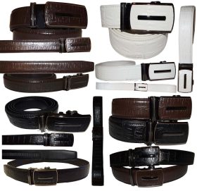 Men's belt alligator skin printed crocodile print leather men's new dress belt