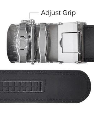 Men's belt leather dress casual automatic lock eagle buckle new quick lock belt - Image 6