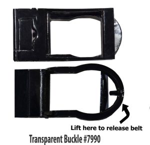 Men's leather belt dress/casual belt qick automatic lock track buckle up to 43" - Image 9