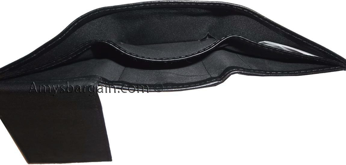 Men’s leather wallet Genuine Leather Trifold 6 card 2 ID 2 bill spaces - Image 11
