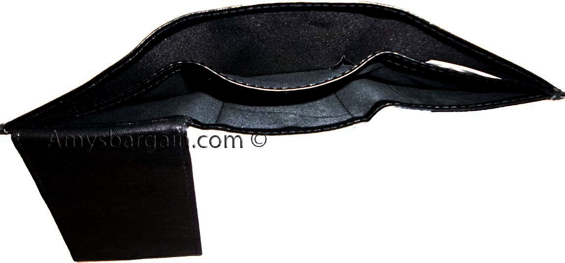 Men’s leather wallet Genuine Leather Trifold 6 card 2 ID 2 bill spaces - Image 6
