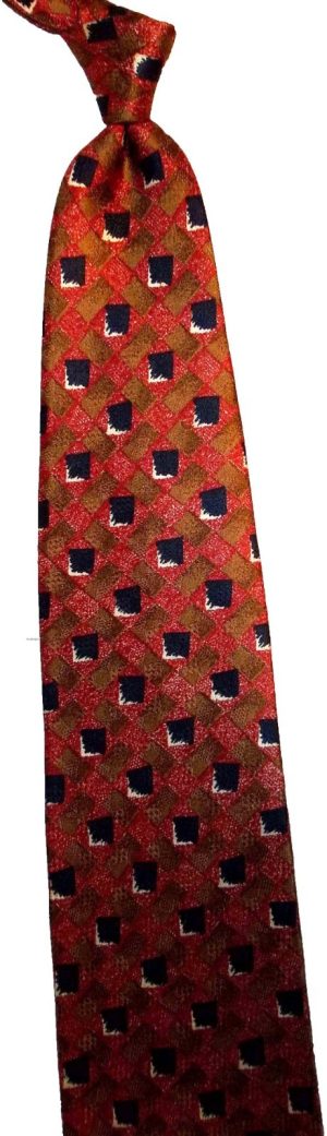 Men's silk tie New Designer tie Made in USA neck wear new tie 100% Silk #09 - Image 12