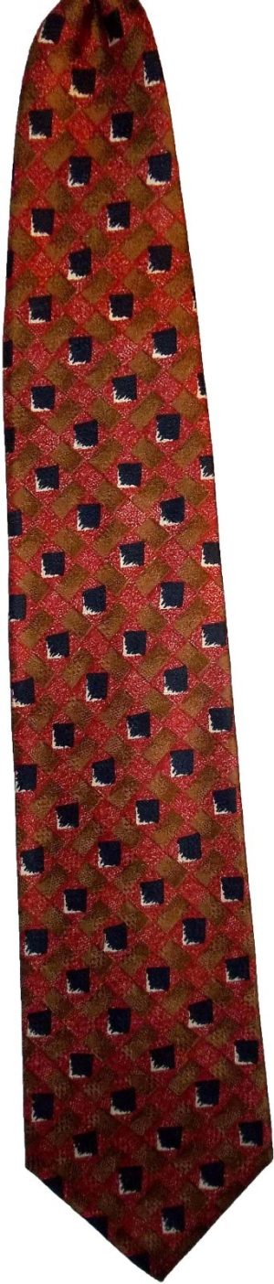 Men's silk tie New Designer tie Made in USA neck wear new tie 100% Silk #09 - Image 13