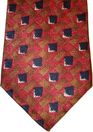 Men's silk tie New Designer tie Made in USA neck wear new tie 100% Silk #09 - Image 4