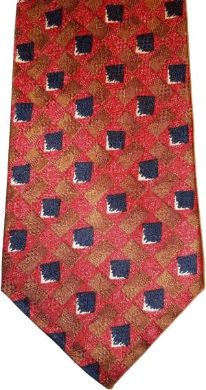 Men's silk tie New Designer tie Made in USA neck wear new tie 100% Silk #09