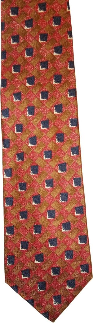 Men's silk tie New Designer tie Made in USA neck wear new tie 100% Silk #09 - Image 5